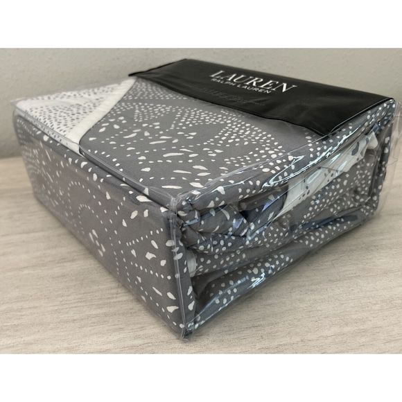 Ralph Lauren LUKE Medallion 3PC Full / Queen Duvet Cover Pillow Shams Set $300 - Picture 4 of 7